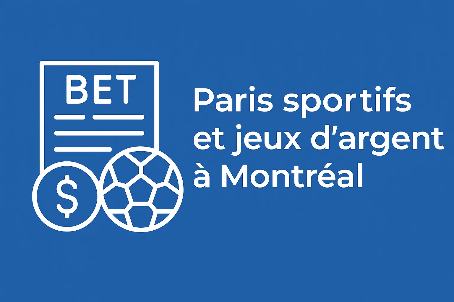 Paris sportifs et jeux d?argent  Montral