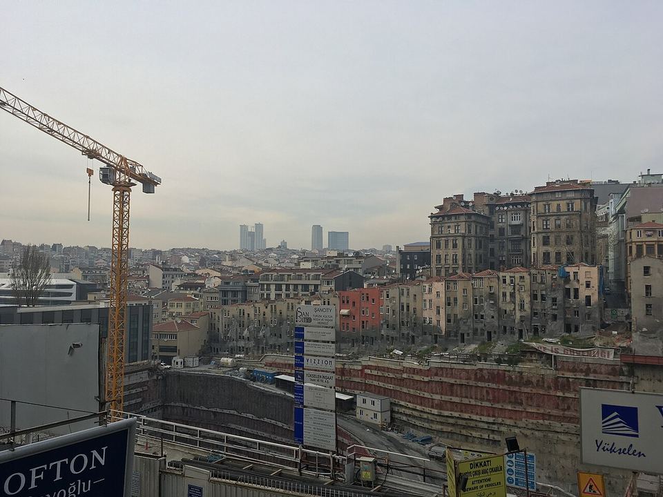 Fotoğraf: Construction site in Beyoğlu