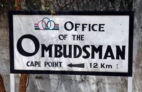 Fotoğraf: Ombudsman sign
